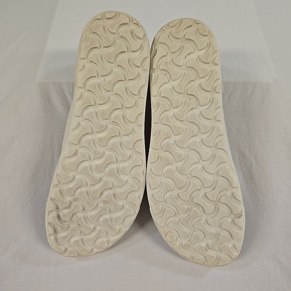 Birkenstock Bend Low Decon Pop Blue Eggshell Leather Sneaker W7.5 M6 EU38 EUC - Picture 9 of 12